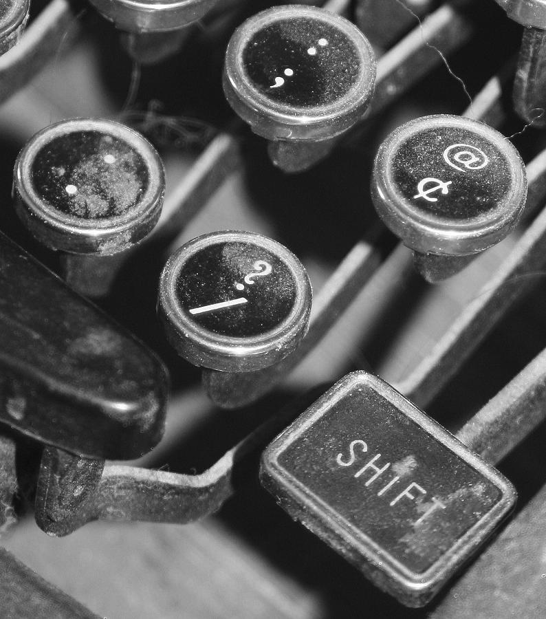 Vintage Photograph - Typewriter by Mary McGrath