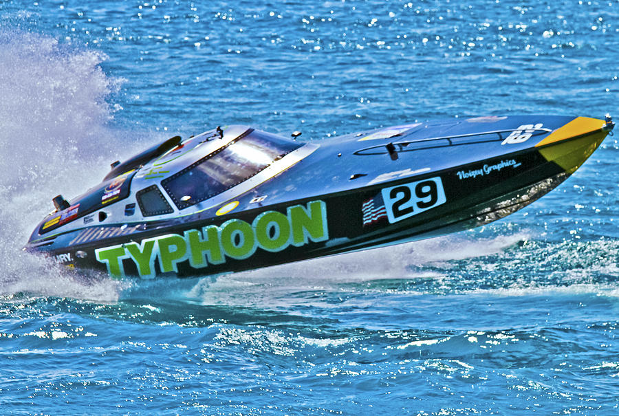 Powerboat Photograph - Typhoon by Michael Petrick