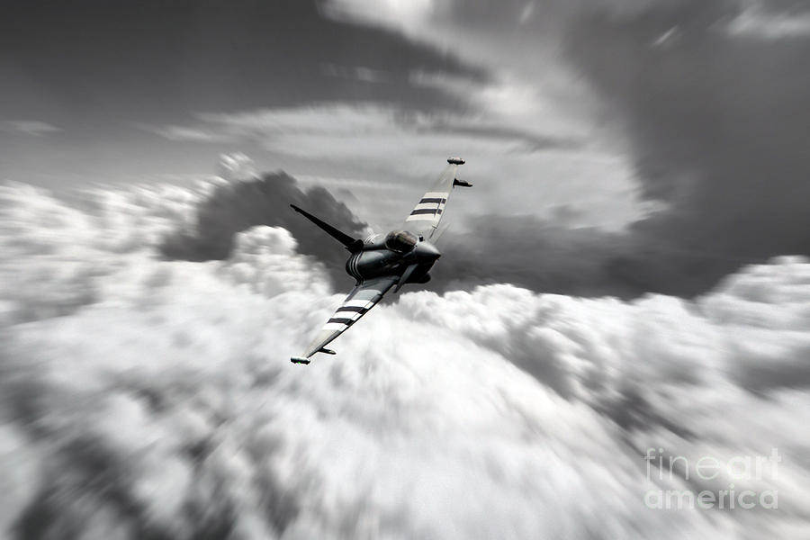 Jet Digital Art - Typhoon Speed  by Airpower Art