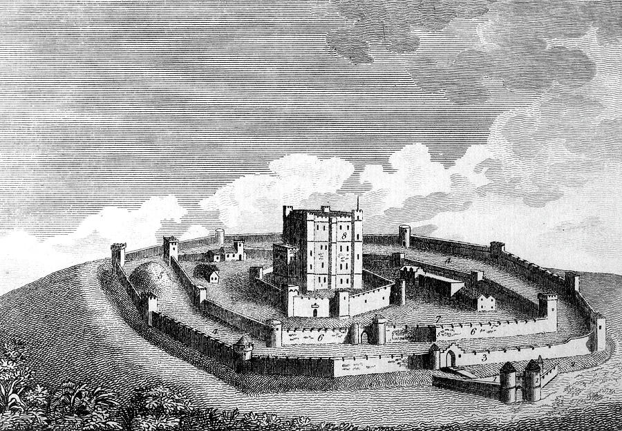 Typical Fortifications Of A Castle Drawing by Mary Evans Picture Library