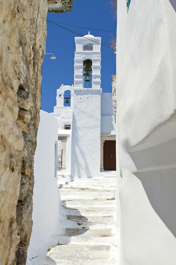 Typical Greek Alley Of A Village Photograph by Joakimbkk