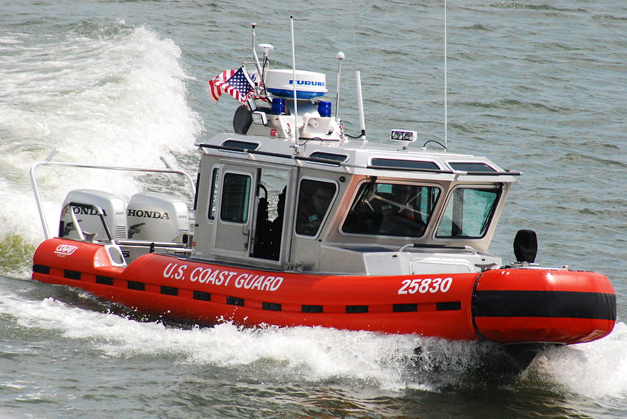 U. S. Coast Guard - Speed Photograph by Janice Adomeit