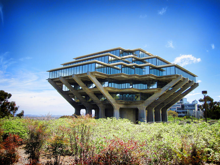 UCSD Geisel Library Photograph by Nancy Ingersoll