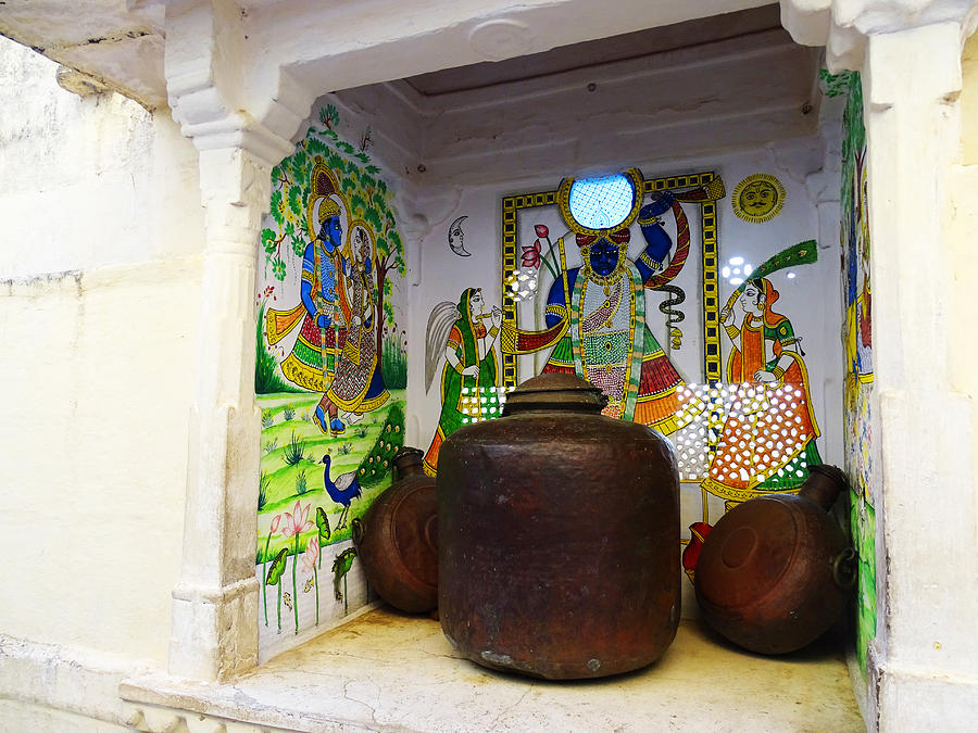 Udaipur City Palace Rajasthan India Queens Kitchen Photograph by Sue Jacobi