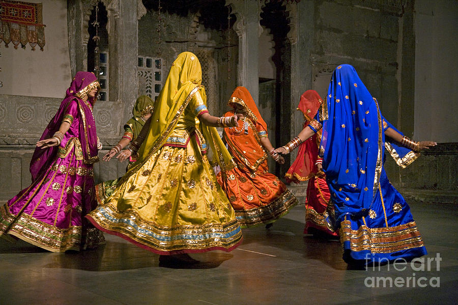 Udaipur Dancers - Rajasthan India Photograph by Craig Lovell