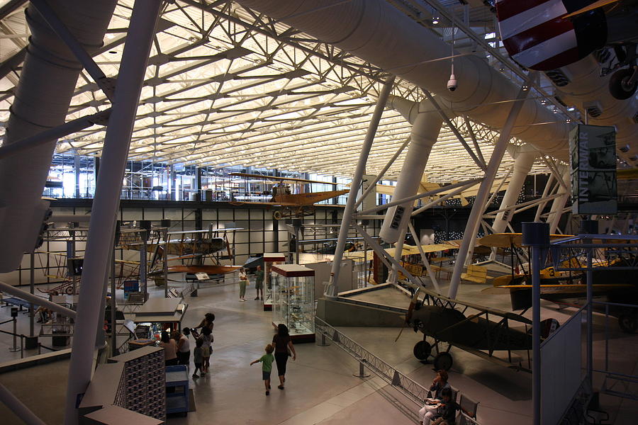 Space Photograph - Udvar-Hazy Center - Smithsonian National Air And Space Museum annex - 121250 by DC Photographer