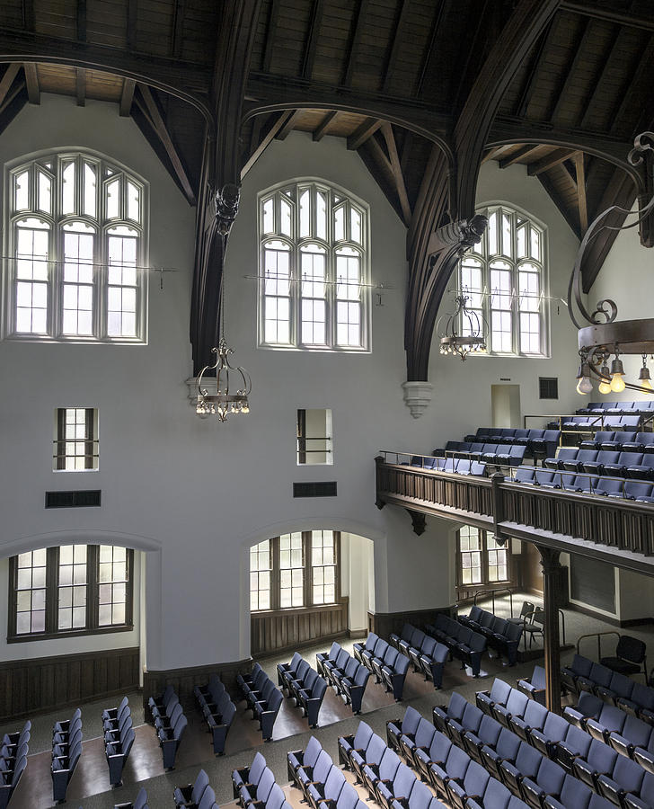 Uf University Auditorium Window And Balcony Detail Photograph