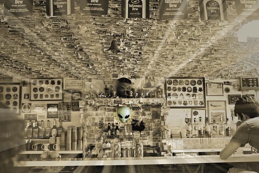 UFO at the Little ALeInn Bar Photograph by Steve Natale