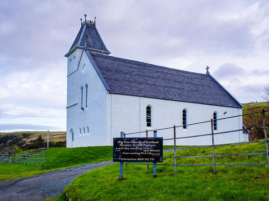Uig Free Church Photograph by Mark Llewellyn