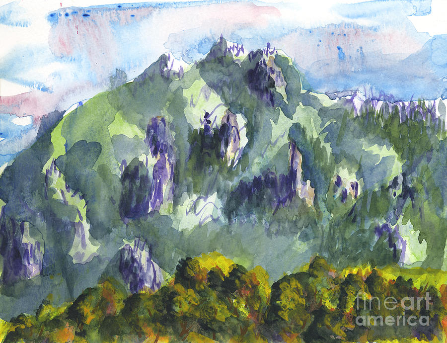 Uintah Highlands 1 Painting by Walt Brodis