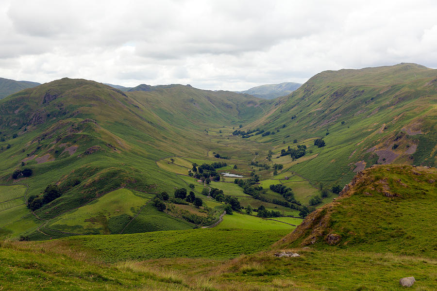UK English Lake District Martindale Valley Cumbria England uk photographed from Hallin