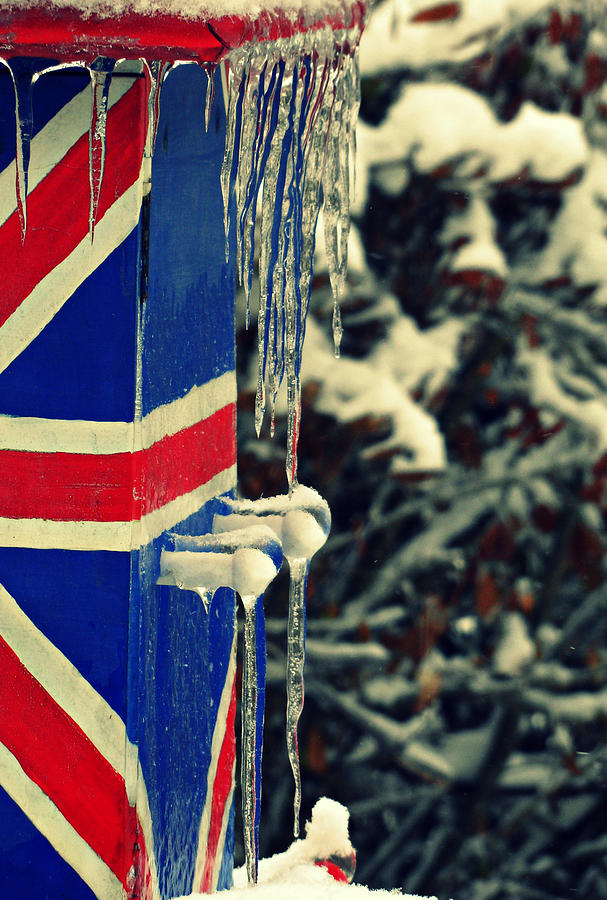 UK Iced Photograph by Cyryn Fyrcyd