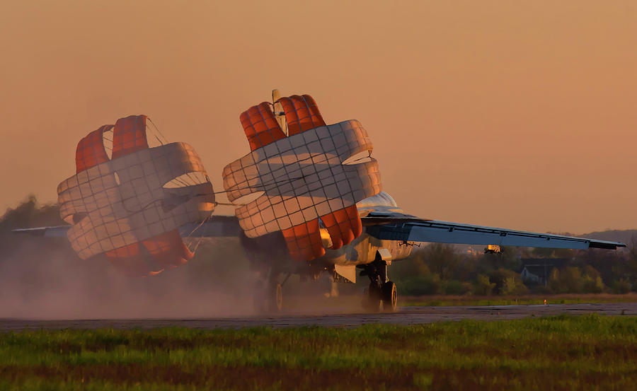 Ukrainian Air Force Su-24 Deploys Drag Photograph