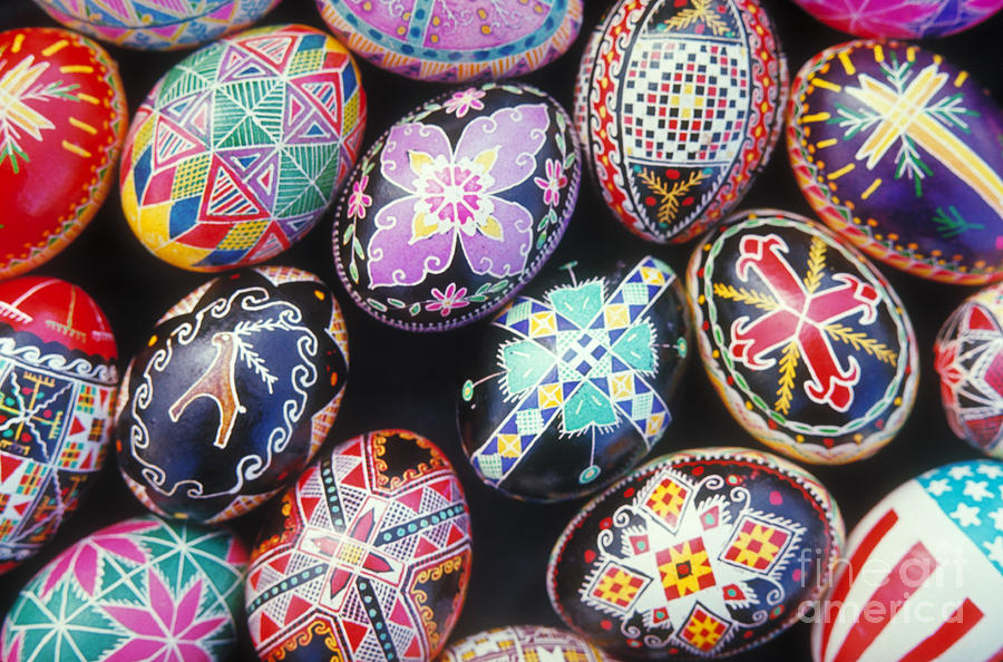 Ukrainian Easter Eggs Photograph by Verlin L Biggs