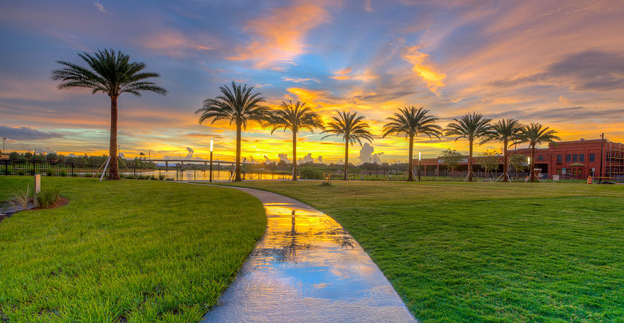 Ulele Sunset - Tampa, Florida Photograph by Lance Raab Photography
