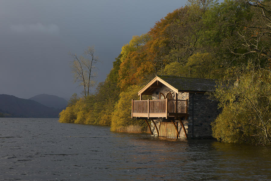 Ullswater Boat House Photograph by Nick Atkin