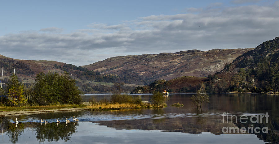 Ullswater reflections Photograph by Linsey Williams