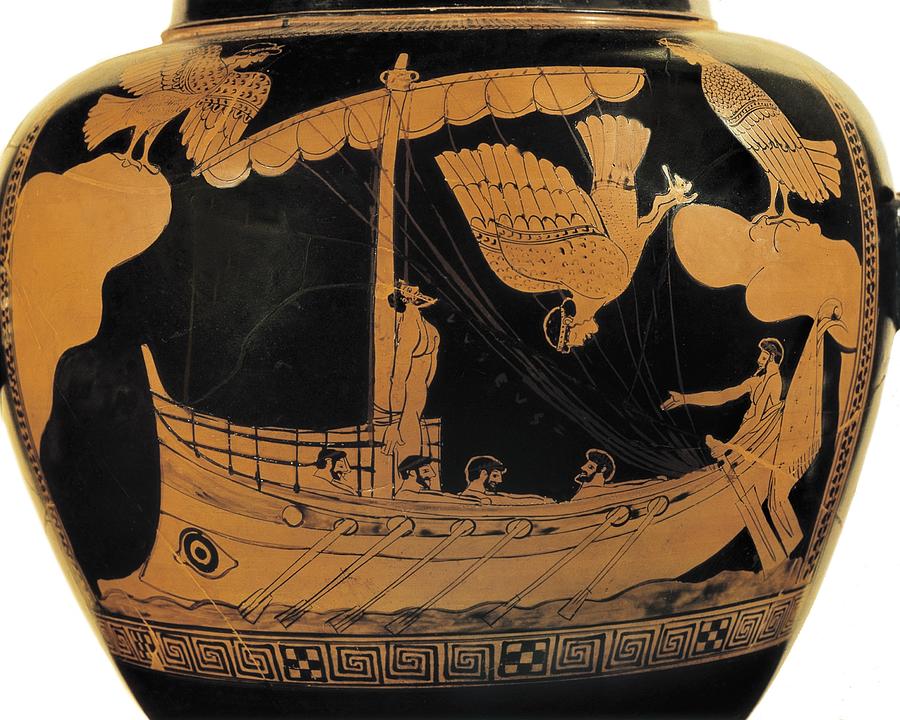 Ulysses And The Sirens. Ca.  450 Bc Photograph by Everett