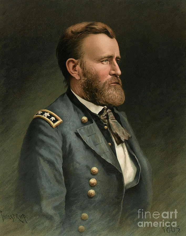Ulysses Grant Photograph - Ulysses S Grant 18th US President by Wellcome Images