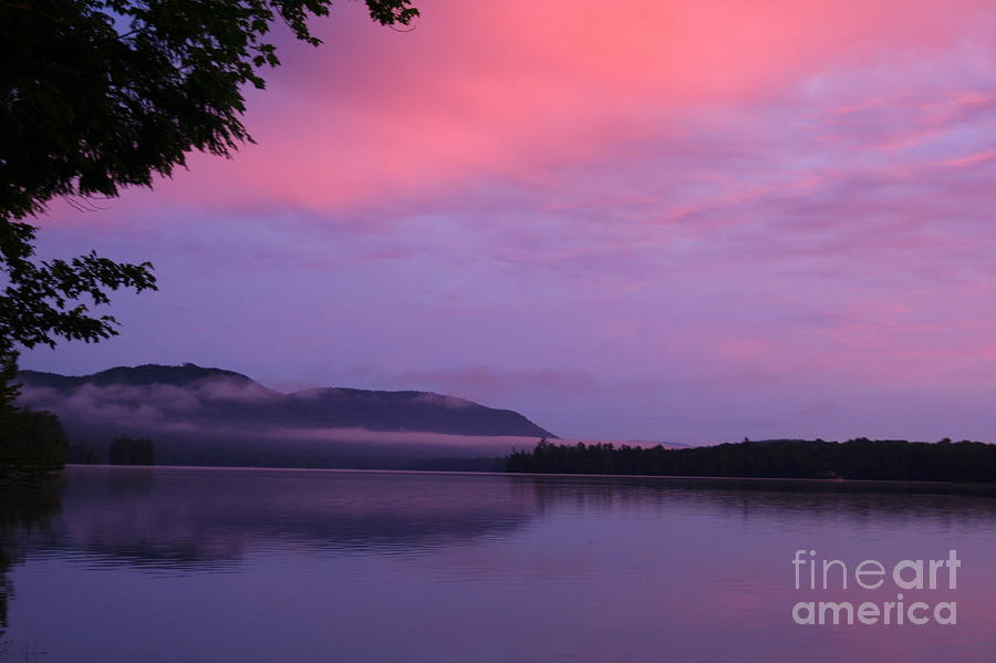 Umbagog June Lake Sunset  Photograph by Neal Eslinger