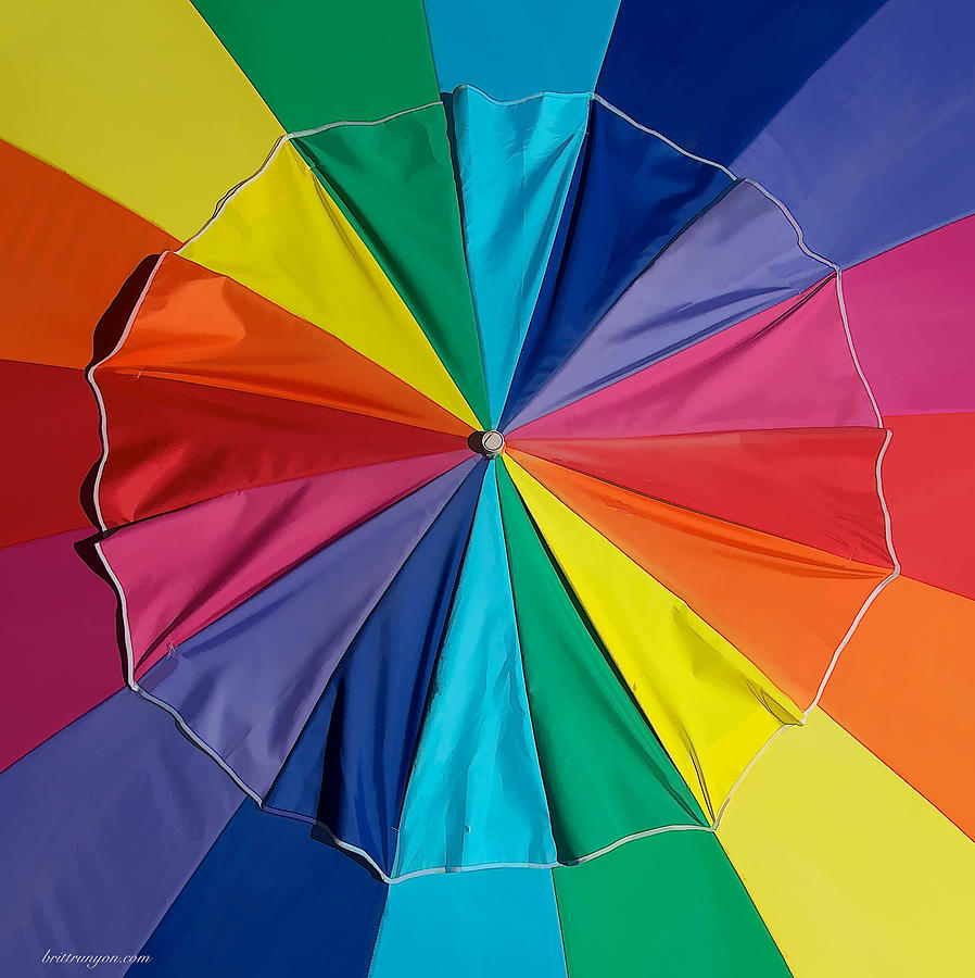 Umbrella Top Photograph by Britt Runyon