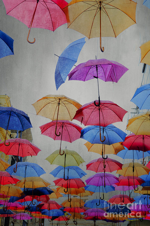 Umbrella Photograph - Umbrellas by Jelena Jovanovic