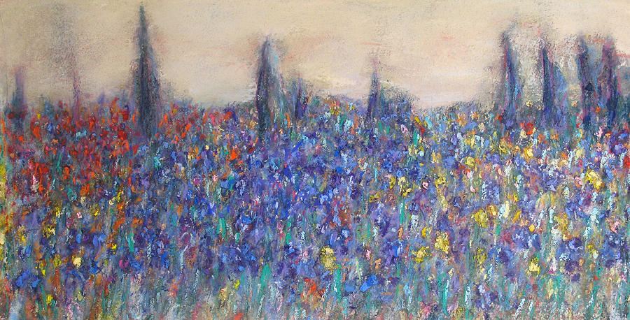 Claude Monet Pastel - Un reve des Fleurs by Studio Tolere