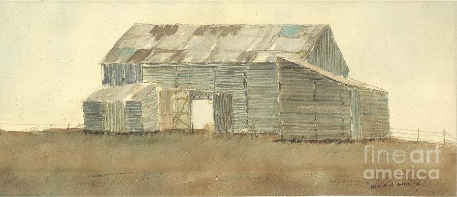 Uncle Jims Barn Painting by Patrick Grills