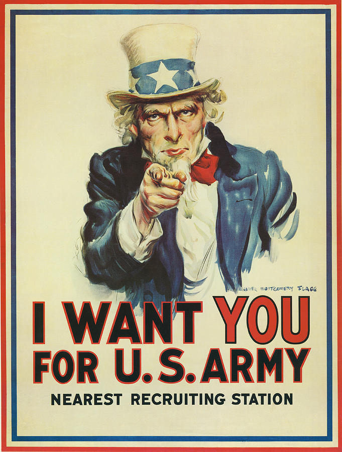 Uncle Sam Wants You Photograph by Underwood Archives