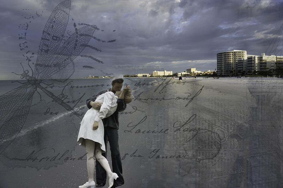 Beach Photograph - Unconditional Surrender by Mary Koenig Godfrey