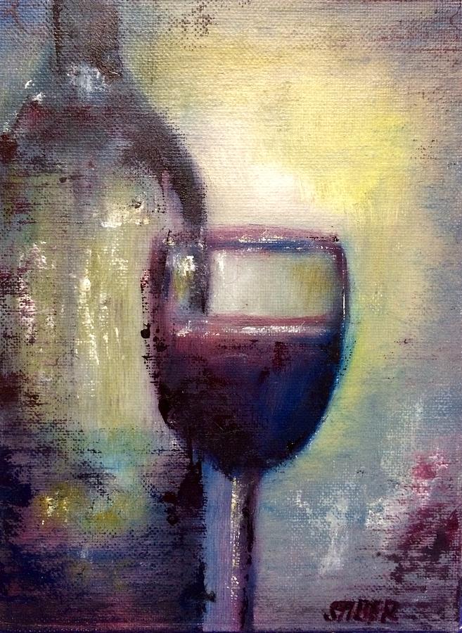 Uncorked Painting by Kathy Stiber