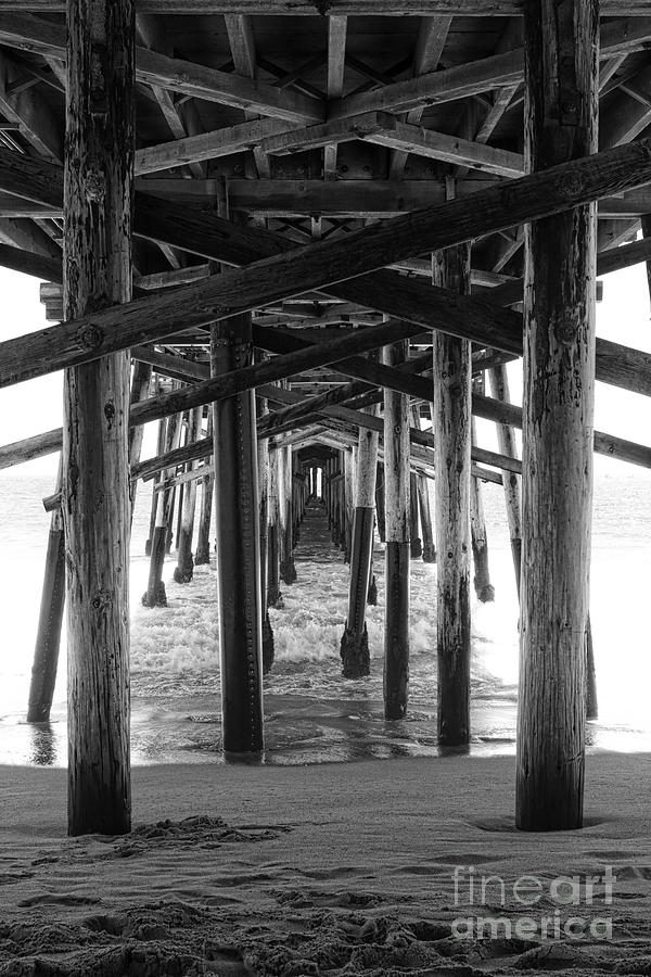 Under Balboa Pier in Newport Beach Photograph by Ana V Ramirez