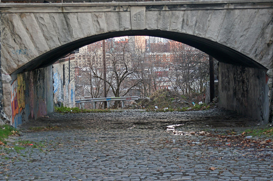 Under River View Park in Hoboken Photograph by Steve Breslow