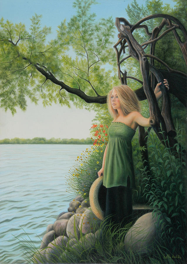 Under the Arbor Painting by Holly Kallie