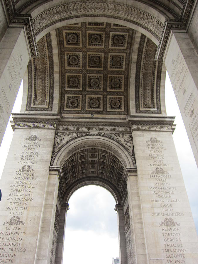 Under the Arc de Triomphe Photograph by Pema Hou