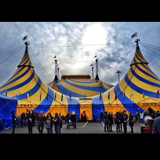 New York City Photograph - Under The Big Top-- Cirque Du Soleil by Vanessa C
