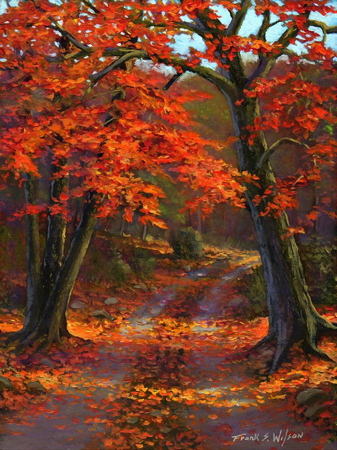 Under The Blazing Canopy Painting by Frank Wilson