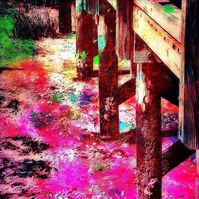 Beach Photograph - Under The Boardwalk - Where Teen Dreams by Photography By Boopero