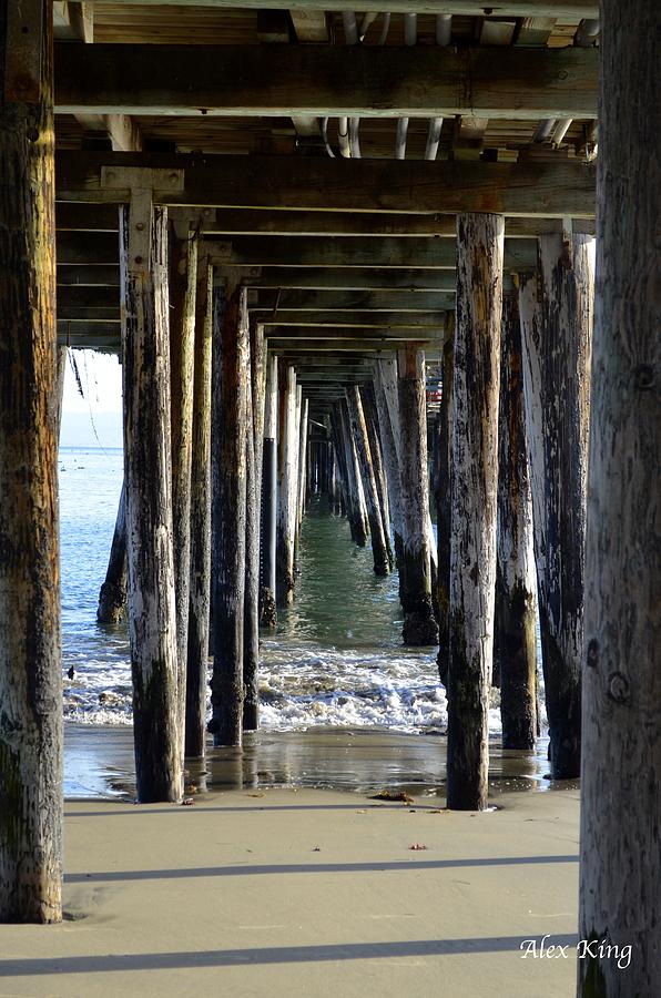 Under the Boardwalk Photograph by Alex King