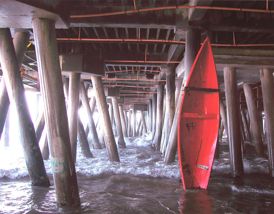 Under the Boardwalk by Pamela A. Rogers Photograph by California Coastal Commission