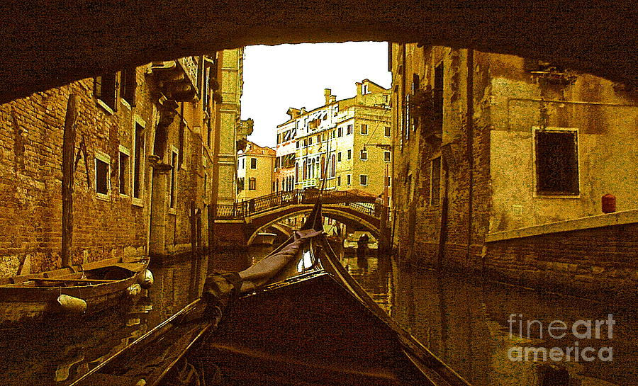 Under the bridge Digital Art by Delona Seserman