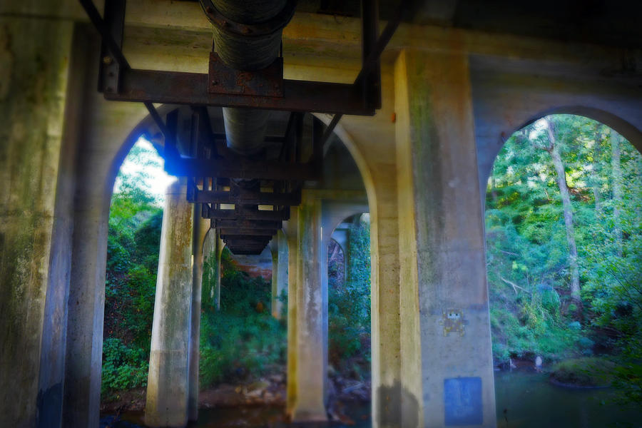 Cool Photograph - Under The Bridge by Kristopher S