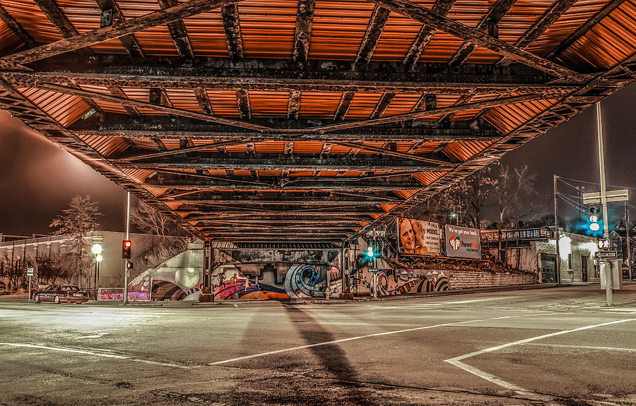 Under The Bridge Photograph by Ray Congrove