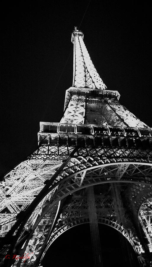Under the Eiffel Photograph by Cheri Randolph