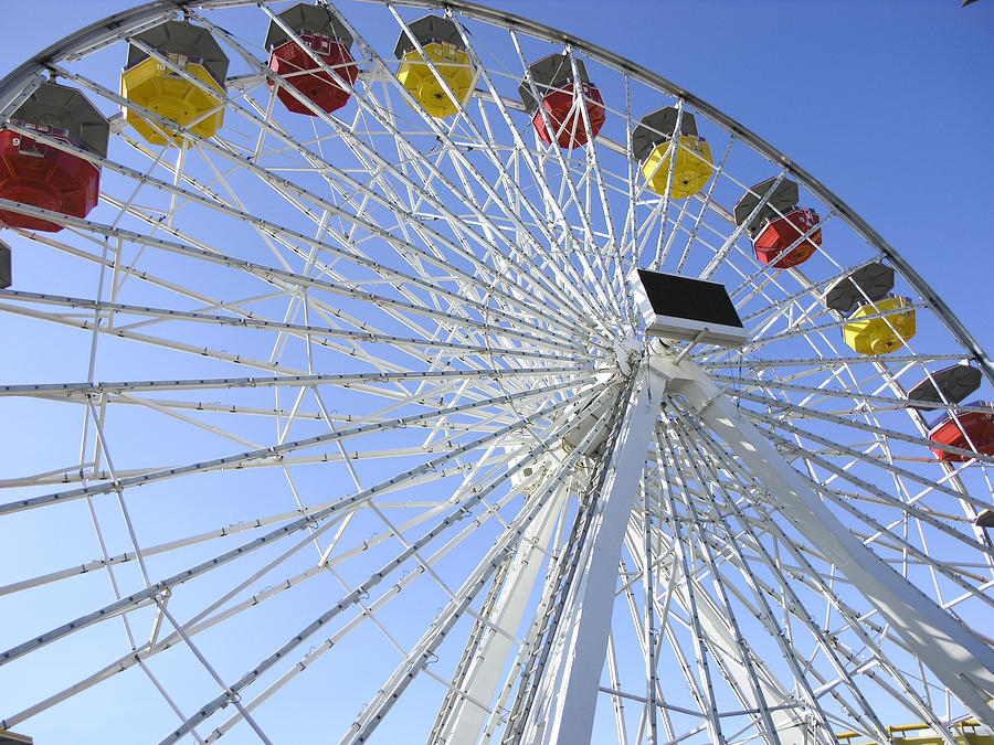 Under the Ferris Wheel Photograph by Rebecca Dru