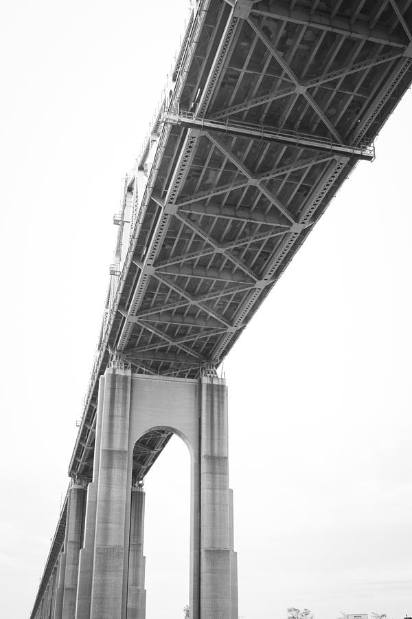Under the Goethals Bridge Photograph by Erin Cadigan