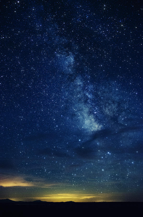 Under the Milky Way at the Grand Canyon  Photograph by Saija Lehtonen