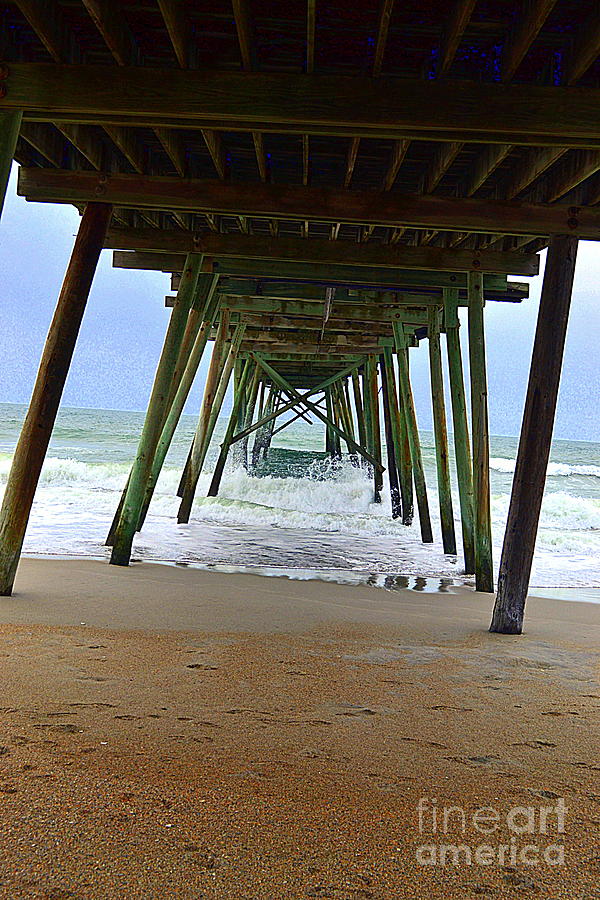 Under the Oceanic Boardwalk  Photograph by Amy Lucid