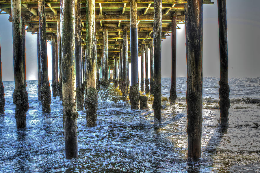 Under the Pier 2 Photograph by SC Heffner