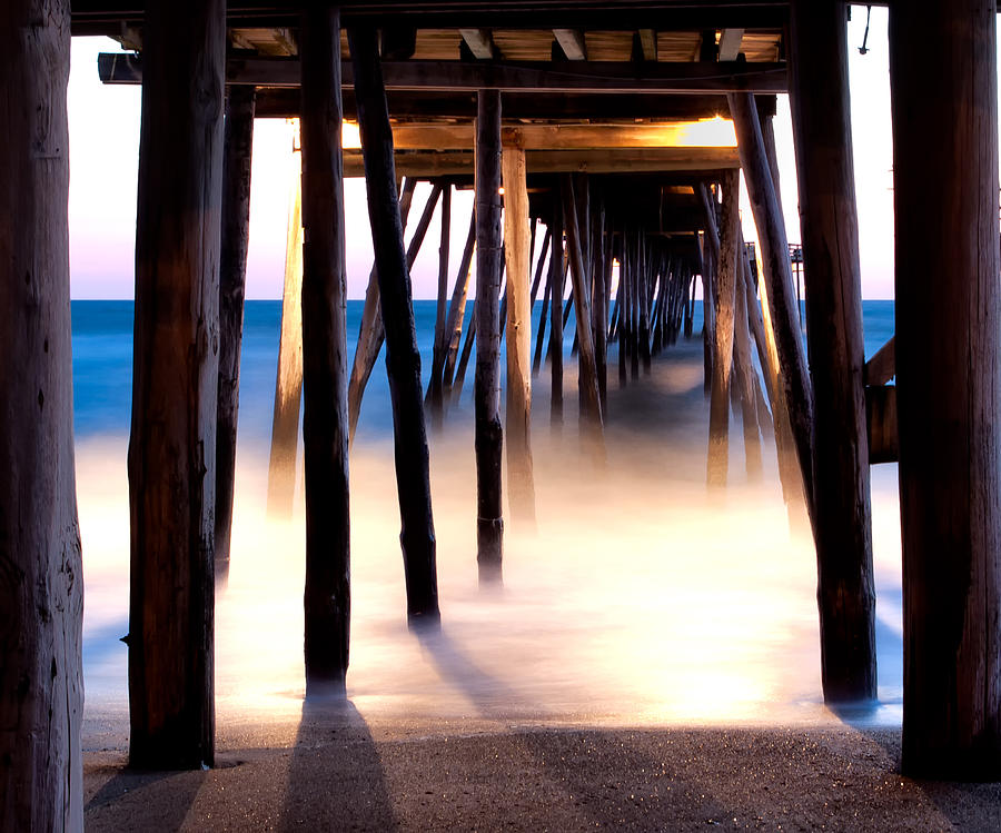 Under the pier Photograph by Cindy Archbell